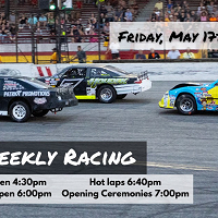 <p>Join us for the NASCAR Advance Auto Parts Weekly Series racing on Friday, May 17th featuring your favorite classes, plus the HD Dawgs! There will be qualifying heat races just after hot laps. Don’t miss out on the fun at Hawkeye Downs on Friday, May 17th! Tickets are available at the gate. Races begin at 7:05pm.</p>